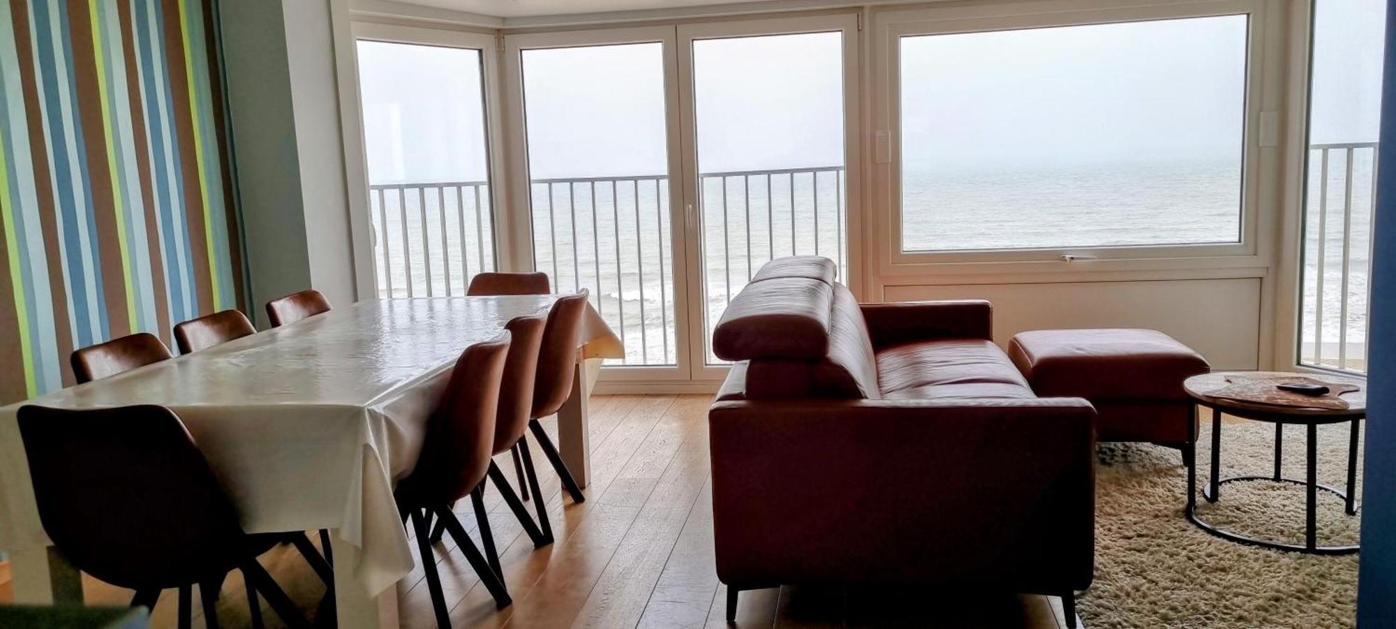 Zeedijk 241, Uitzicht Op Zee, Vue Sur La Mer Koksijde Exterior photo